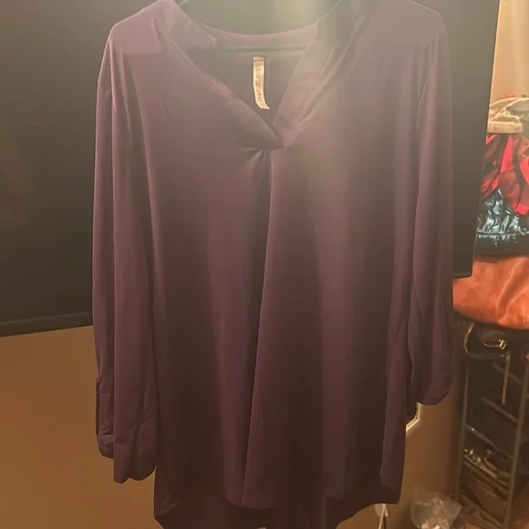 NEW-Royal Purple non wrinkle shirt - Picture 5 of 8